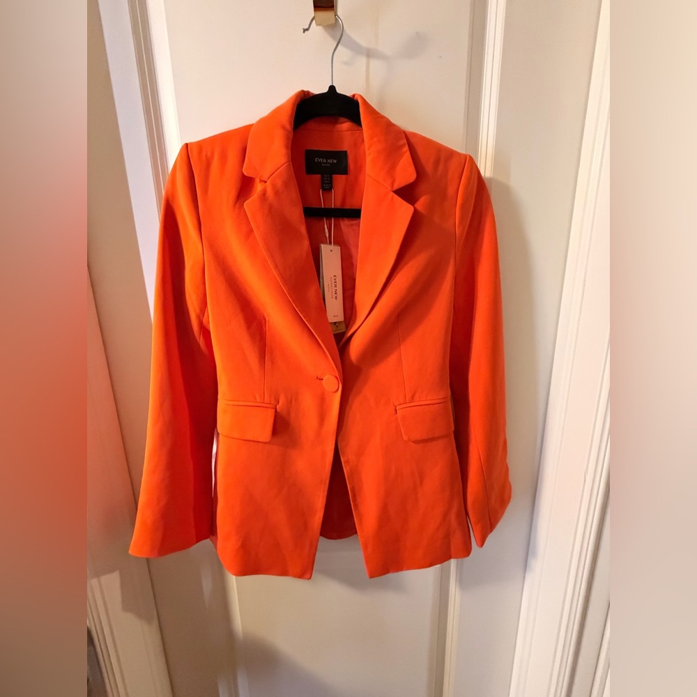 Ever New Bright Orange Blazer